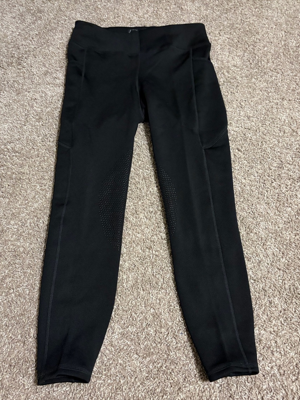 Riding Sport by Dover Saddlery Black Winter Grip Riding Tights Size Large NWT